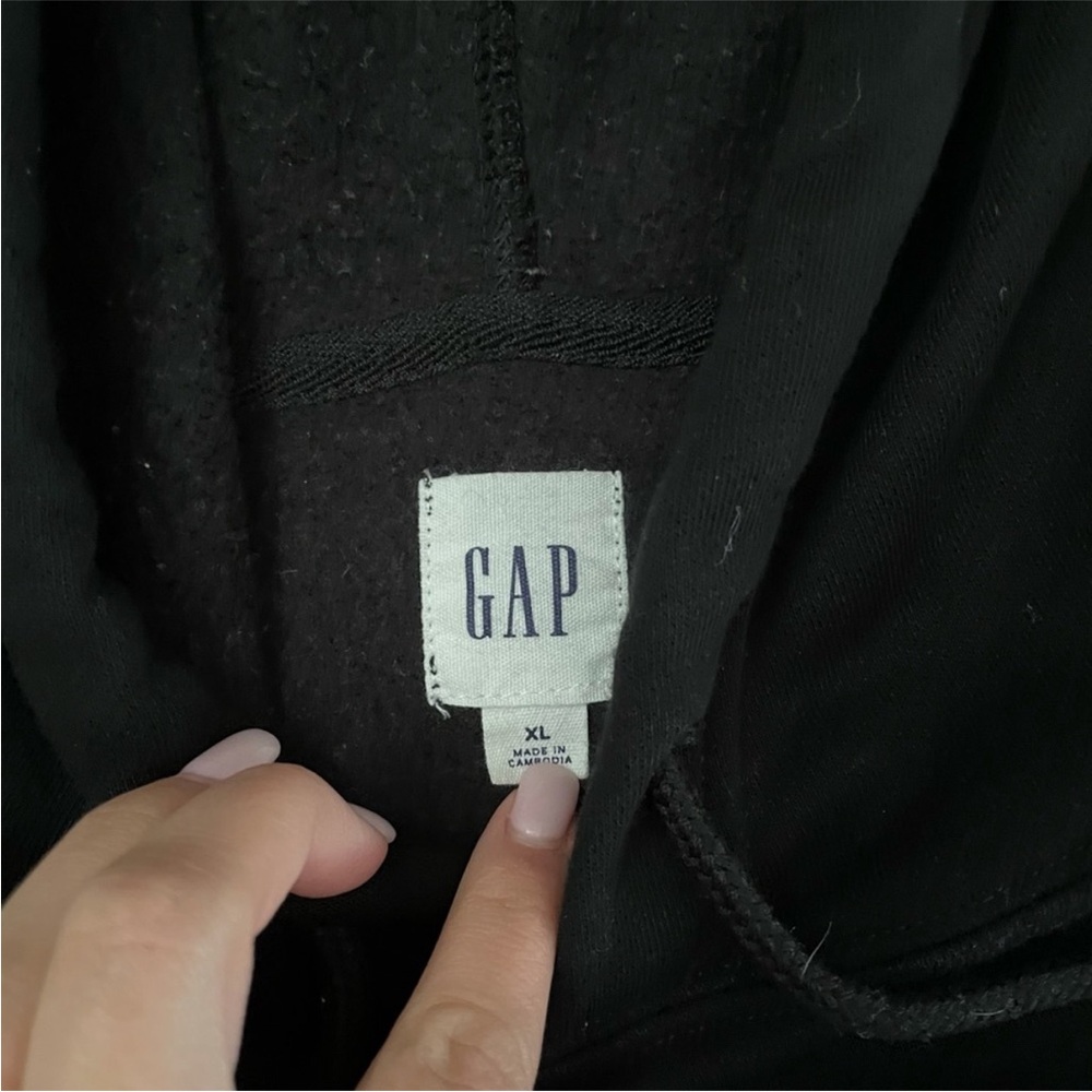 GAP LV Custom Black Men's Hoodie - Picture 3 of 5